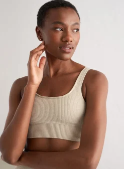 Ribbed Seamless Bra><noscript><img data-lazyloaded=