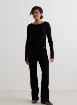 Ease Ribbed Long Sleeve Top><noscript><img data-lazyloaded=