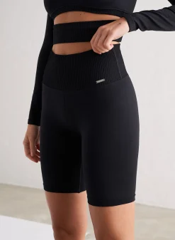 Black Limitless Seamless Biker Shorts><noscript><img data-lazyloaded=