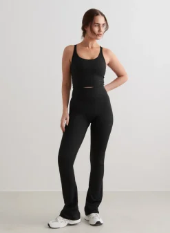 Black Monochrome Core Flare Tights><noscript><img data-lazyloaded=