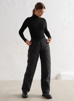 Black Quilted Pants><noscript><img data-lazyloaded=