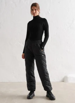 Black Quilted Pants><noscript><img data-lazyloaded=