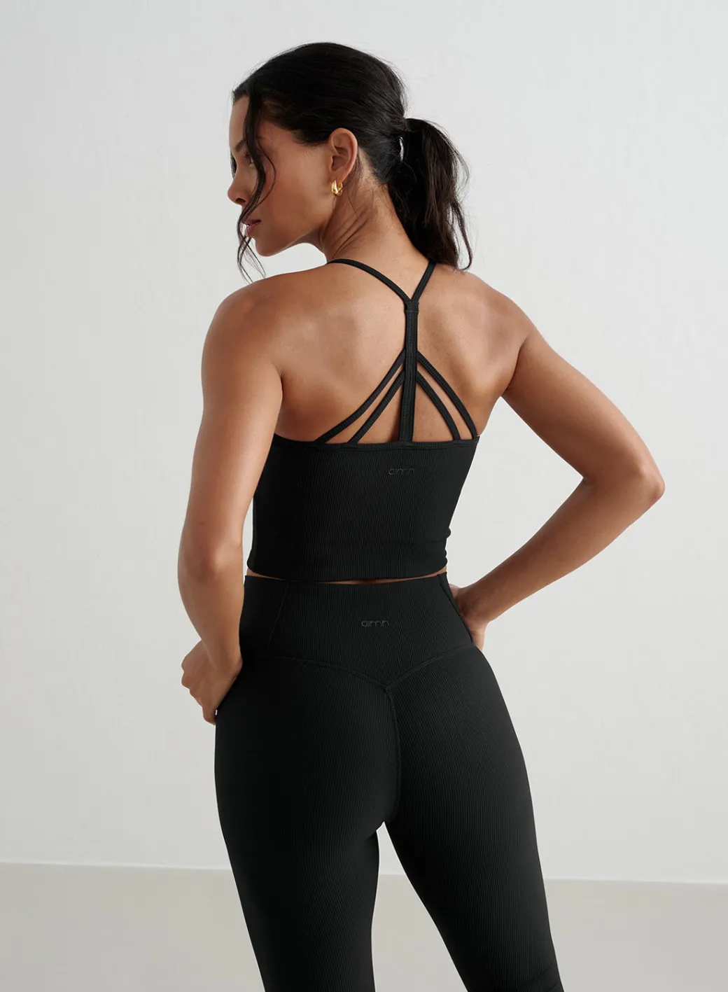 Ribbed Performance Bralette>AIM’N Clearance