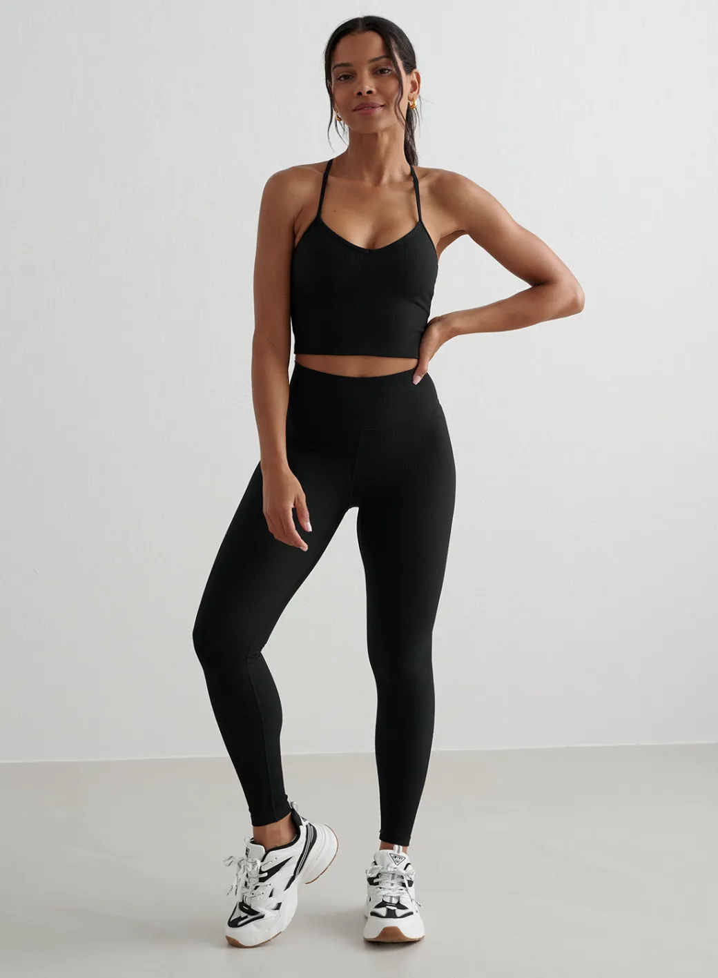 Ribbed Performance Tights>AIM’N Outlet