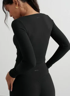 Ribbed Performance Zipped Cardigan><noscript><img data-lazyloaded=