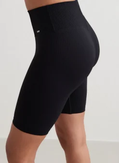 Ribbed Seamless Biker Shorts><noscript><img data-lazyloaded=