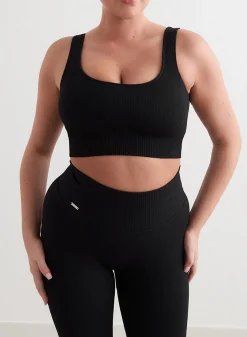 Ribbed Seamless Bra><noscript><img data-lazyloaded=