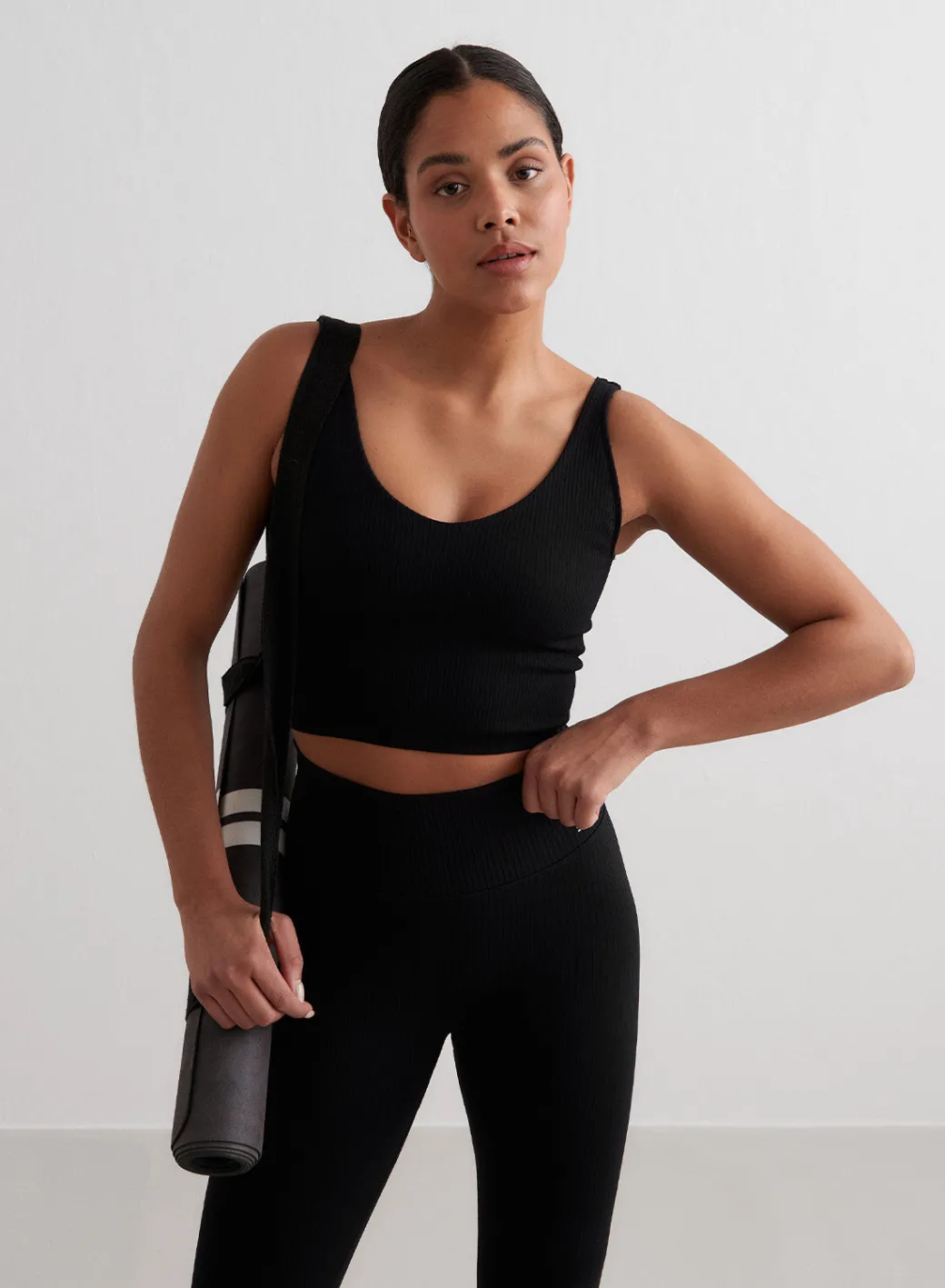 Ribbed Seamless Bralette>AIM’N Best