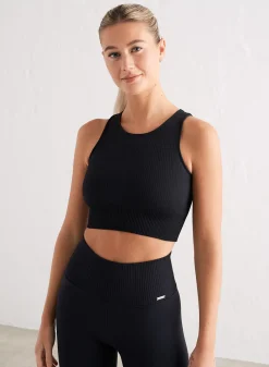 Ribbed Seamless Crop Top><noscript><img data-lazyloaded=