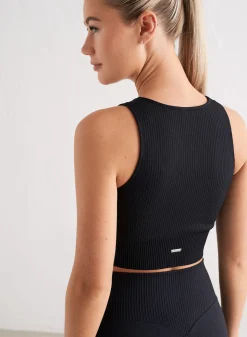 Ribbed Seamless Crop Top><noscript><img data-lazyloaded=