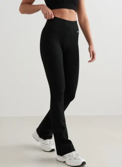 Ribbed Seamless Flare Tights><noscript><img data-lazyloaded=