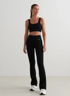 Ribbed Seamless Flare Tights><noscript><img data-lazyloaded=