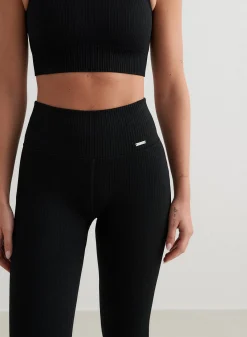 Ribbed Seamless Flare Tights><noscript><img data-lazyloaded=