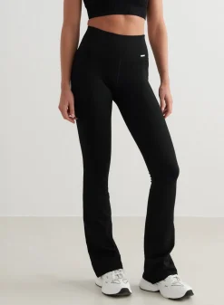 Ribbed Seamless Flare Tights><noscript><img data-lazyloaded=