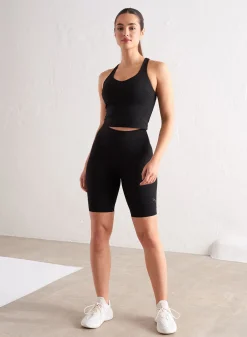 Black Sculpting Biker Shorts><noscript><img data-lazyloaded=