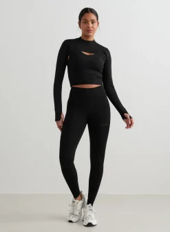 Black Sculpting Long Sleeve Bolero><noscript><img data-lazyloaded=