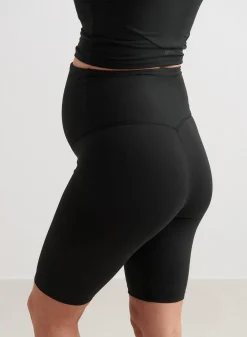 Black Sense Maternity Biker Shorts><noscript><img data-lazyloaded=