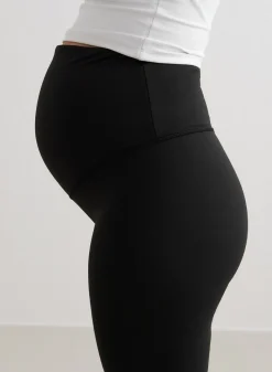 Black Sense Maternity Flare Tights><noscript><img data-lazyloaded=