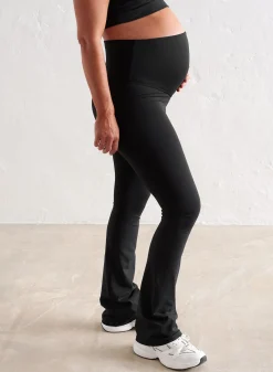 Black Sense Maternity Flare Tights><noscript><img data-lazyloaded=