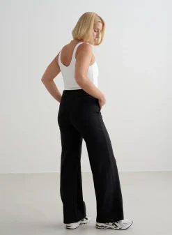 Black Sense Wide Petite Pants><noscript><img data-lazyloaded=