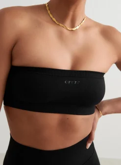 Black Shape Seamless Bandeau Bra><noscript><img data-lazyloaded=