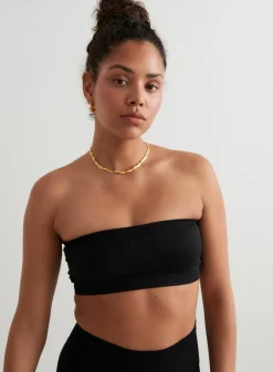 Black Shape Seamless Bandeau Bra><noscript><img data-lazyloaded=