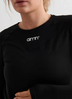 Black Soft Basic Maternity Long Sleeve><noscript><img data-lazyloaded=