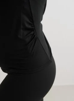 Black Soft Basic Maternity Long Sleeve><noscript><img data-lazyloaded=