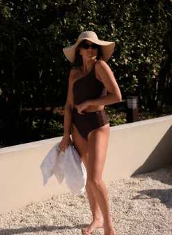 Capri One Shoulder Bikini Bra><noscript><img data-lazyloaded=