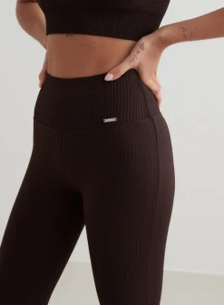 Ribbed Seamless Flare Tights><noscript><img data-lazyloaded=