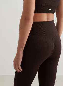 Ribbed Seamless Flare Tights><noscript><img data-lazyloaded=