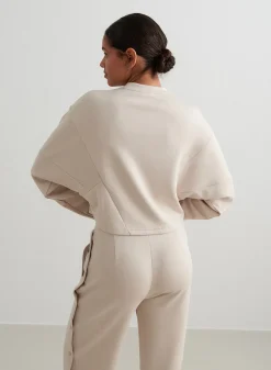 Café Au Lait Comfy Block Sweatshirt><noscript><img data-lazyloaded=