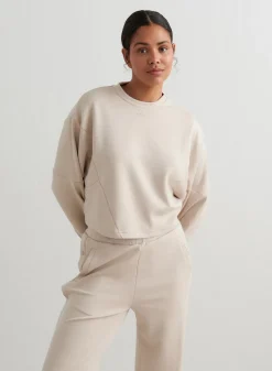 Café Au Lait Comfy Block Sweatshirt><noscript><img data-lazyloaded=