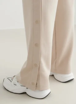 Café Au Lait Comfy Buttoned Pants><noscript><img data-lazyloaded=