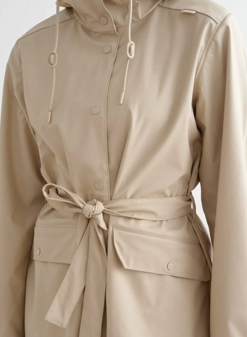 Café Au Lait Rain Jacket>AIM’N Clearance