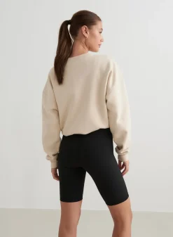 Café Au Lait Serif Sweatshirt><noscript><img data-lazyloaded=