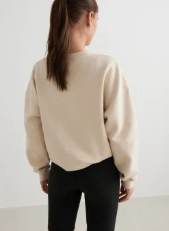 Café Au Lait Serif Sweatshirt><noscript><img data-lazyloaded=