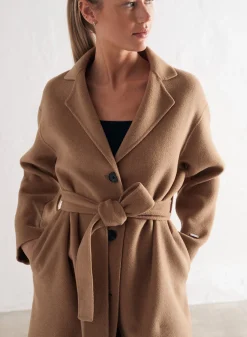 Camel Classic Wool Coat><noscript><img data-lazyloaded=