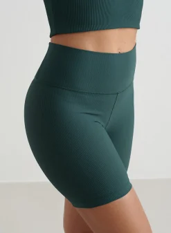 Ribbed Performance Midi Biker Shorts><noscript><img data-lazyloaded=