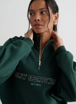 Varsity Sweat Half Zip><noscript><img data-lazyloaded=
