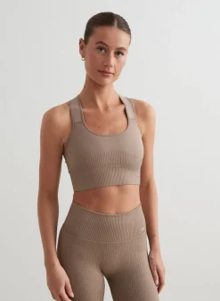 High Support Ribbed Bra><noscript><img data-lazyloaded=