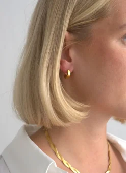 Waterproof Angle Hoop Earrings><noscript><img data-lazyloaded=