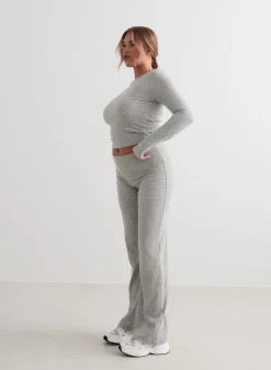 Ease Ribbed Long Sleeve Top><noscript><img data-lazyloaded=