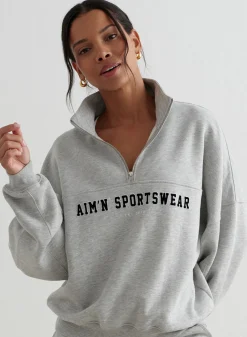 Varsity Sweat Half Zip><noscript><img data-lazyloaded=