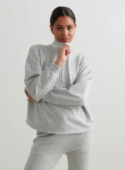 Melange Comfy Half Zip><noscript><img data-lazyloaded=