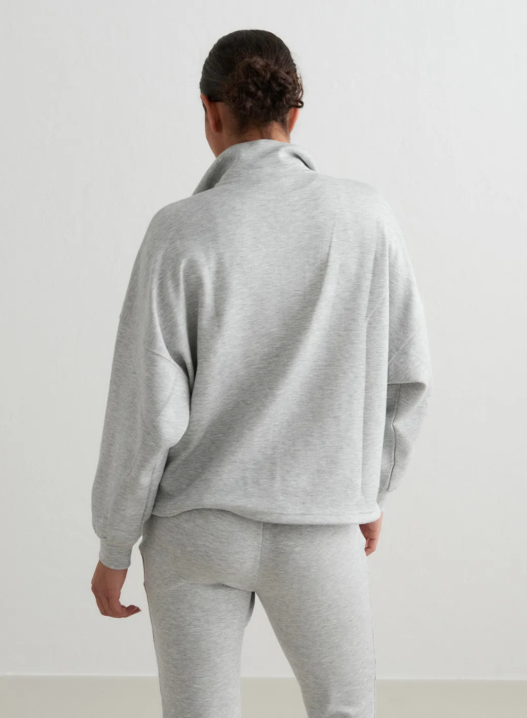 Melange Comfy Half Zip>AIM’N Hot
