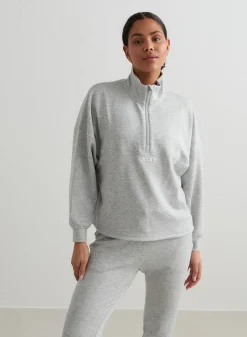 Melange Comfy Half Zip><noscript><img data-lazyloaded=