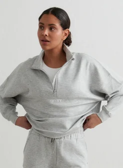 Melange Comfy Half Zip><noscript><img data-lazyloaded=