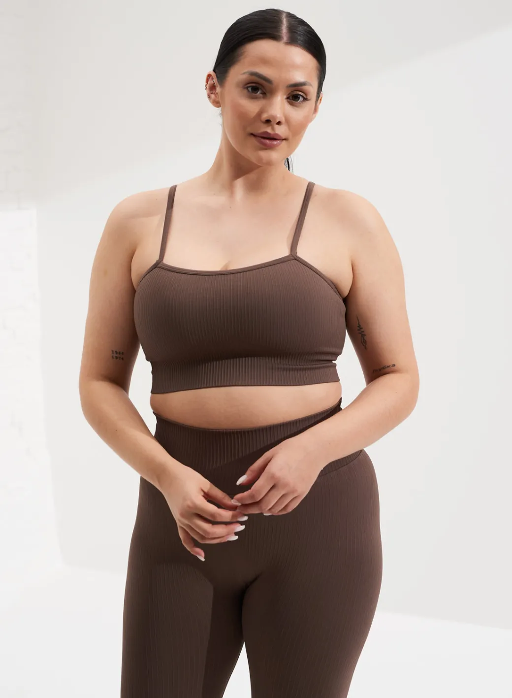 Ribbed Seamless Strap Bra>AIM’N Online
