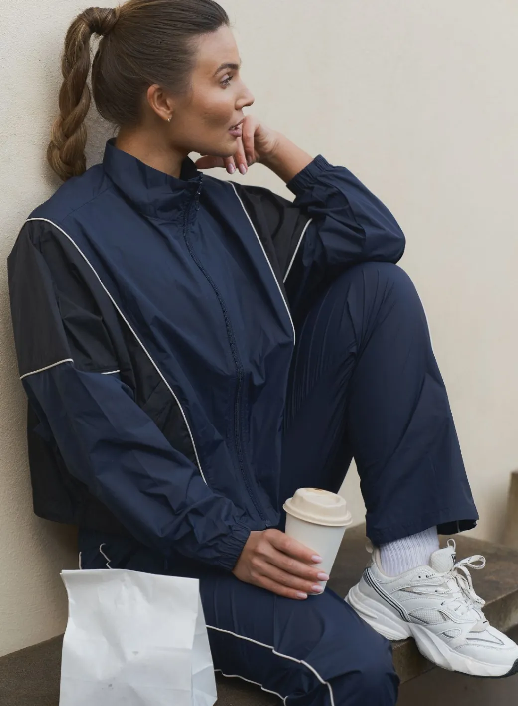 Navy Balance Windstopper Tracksuit Jacket>AIM’N Sale